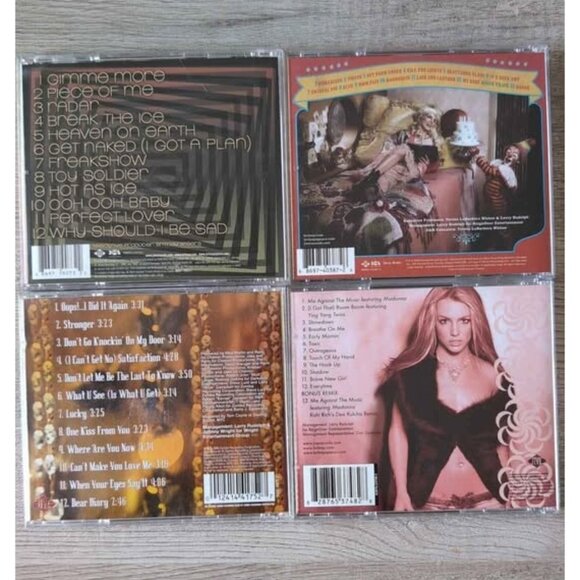 Britney Spears - 4 CD lot : opps I did it again, Circus, Blackout, in the Zone. - Picture 2 of 2
